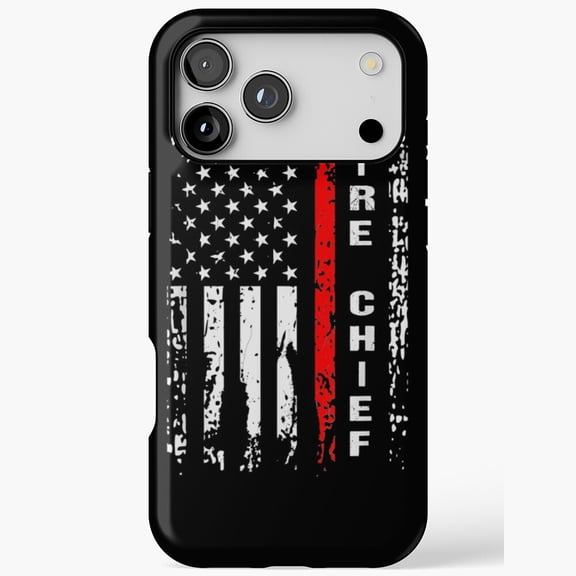Firefighter Fire Chief Captain Rank Gift iPhone Case 17 11 12 13 14 15 16 Pro Max