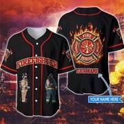 Firefighter Fire Personalized Baseball Jersey - Hot Sale 2026
