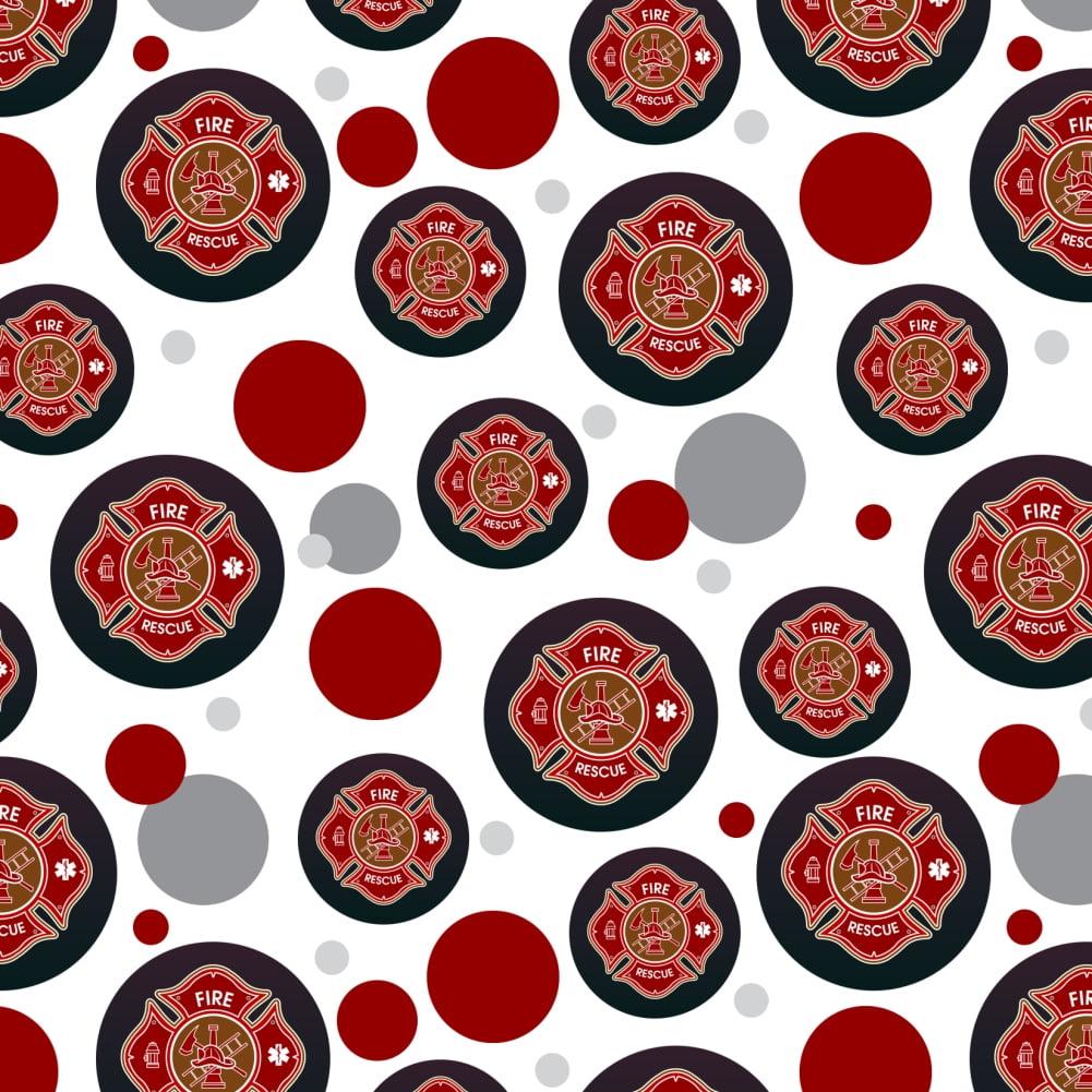 GRAPHICS AND MORE Firefighter Fire Rescue Maltese Cross Premium Gift Wrap Wrapping Paper Roll