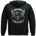 thumbnail image 1 of Firefighter First In, Last Out Foil Sweatshirt by , Black, 2XL, 1 of 2