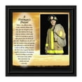 thumbnail image 1 of Firefighter Gifts for Men and Women, Fire Academy Graduation Gift, Fire Fighter Gifts or Firehouse Decor, A Fireman's Prayer Framed Wall Art for Home or Fire Station, 6595, 1 of 4