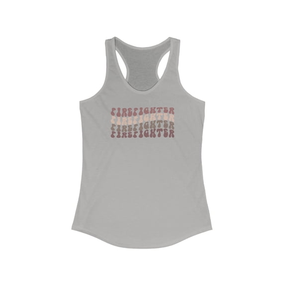 Firefighter Graduation Tank Top Gifts Shirt Womens Sleeveless