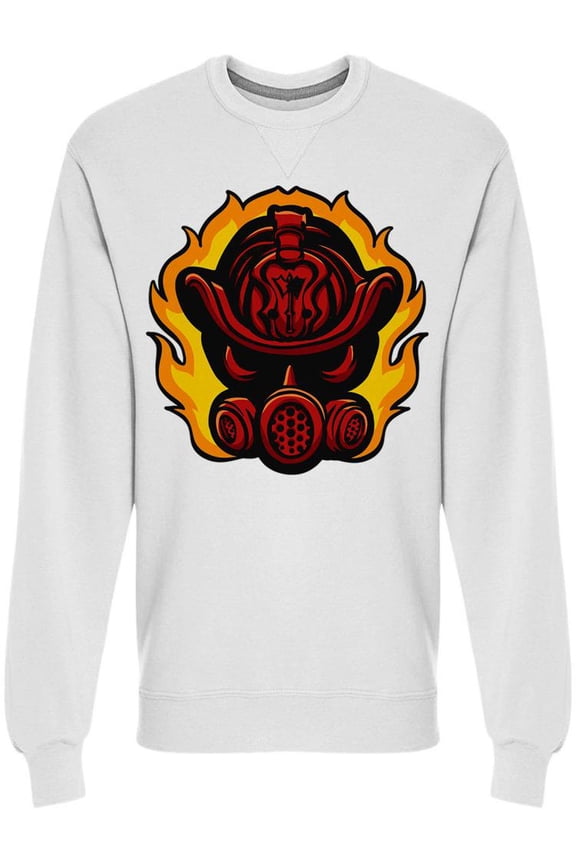 Firefighter Helmet In Flame
Sweatshirt Men -Image by Shutterstock, Male Medium