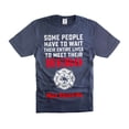 thumbnail image 1 of Firefighter Hero Raised Me Shirt Mine Raised Me Shirt Firefighter Gifts For Her Him (Large Navy Blue), 1 of 6