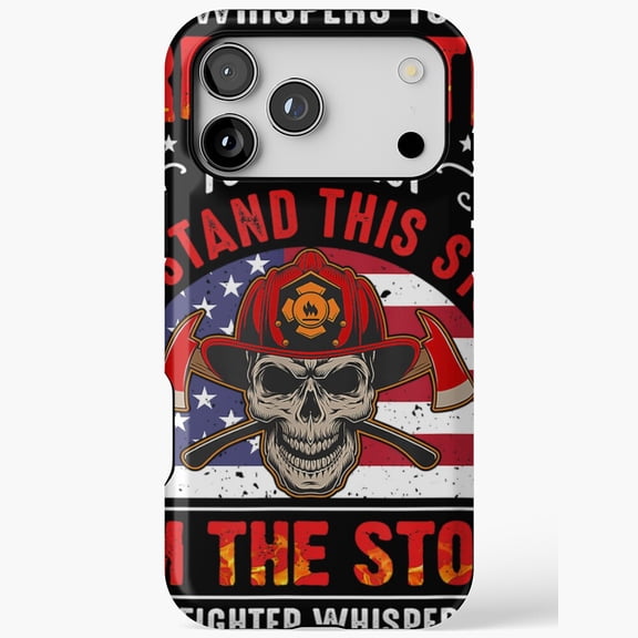 Firefighter I Am The Storm Fathers Day iPhone Case 17 11 12 13 14 15 16 Pro Max