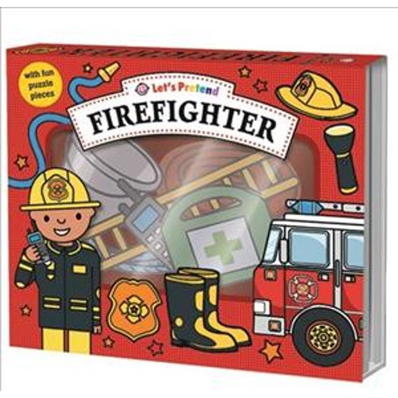 Firefighter (Let's Pretend) By Roger Priddy Books Childrens Board Book Set