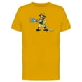 thumbnail image 1 of Firefighter Man Cartoon T-Shirt Men -Image by Shutterstock, Male Large, 1 of 2