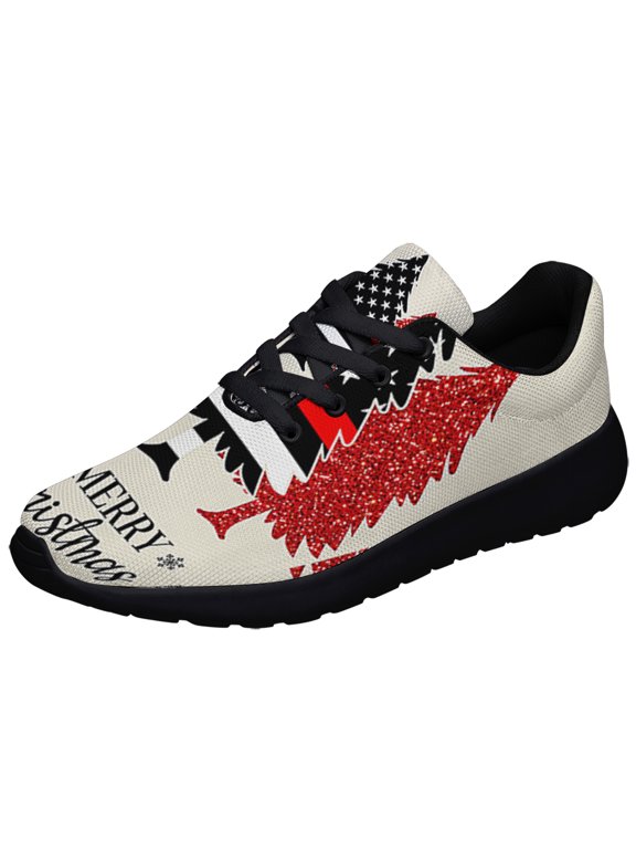 Firefighter Merry ChriStas Shoes Sneakers Black Size 3.5