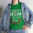 thumbnail image 1 of Firefighter Mom Firemen Proud Moms T-Shirt, 1 of 2