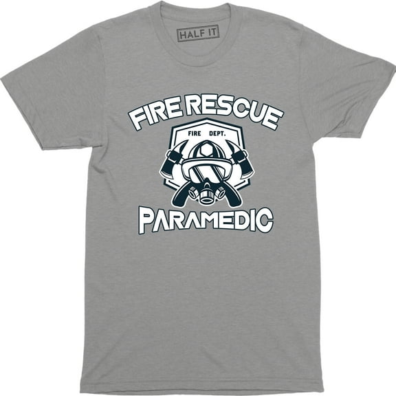 Firefighter Paramedic EMT Fire Rescue Services Thin Red Line Department T-Shirt