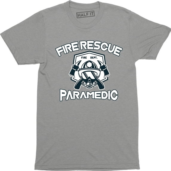 Firefighter Paramedic EMT Fire Rescue Services Thin Red Line Department T-Shirt