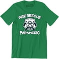 thumbnail image 1 of Firefighter Paramedic EMT Fire Rescue Services Thin Red Line Department T-Shirt, 1 of 4