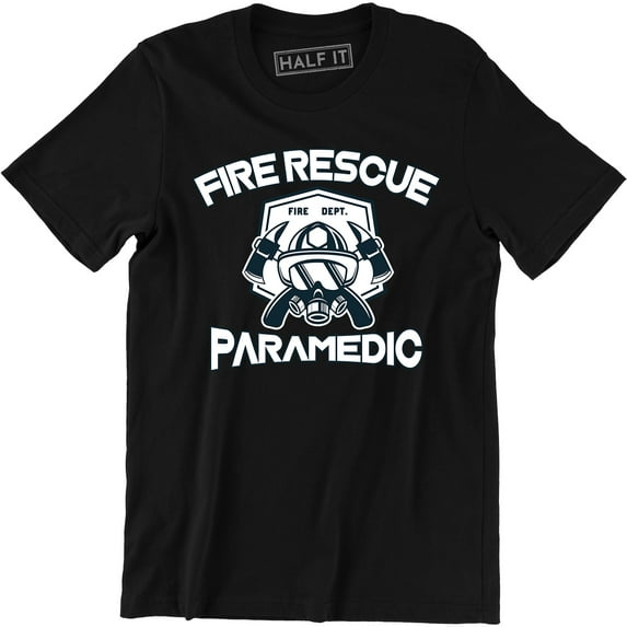 Firefighter Paramedic EMT Fire Rescue Services Thin Red Line Department T-Shirt