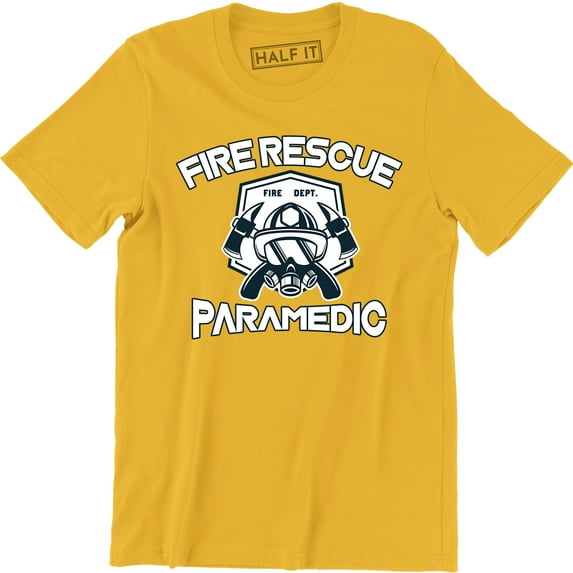 Firefighter Paramedic EMT Fire Rescue Services Thin Red Line Department T-Shirt