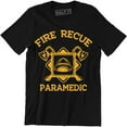 thumbnail image 1 of Firefighter Paramedic EMT Fire Rescue Thin Red Line Department T-Shirt, 1 of 4