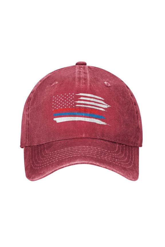 Firefighter Police Officer Journal Unisex Adult Washed Denim Cotton Sport Outdoor Baseball Cap Adjustable Cowboy Baseball Hat