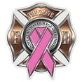 thumbnail image 1 of Firefighter Race For A Cure Firefighter White vinyl Reflective Decal 4In, 1 of 1