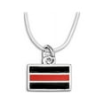thumbnail image 1 of Firefighter Rectangle Red Line Necklaces, 1 of 3