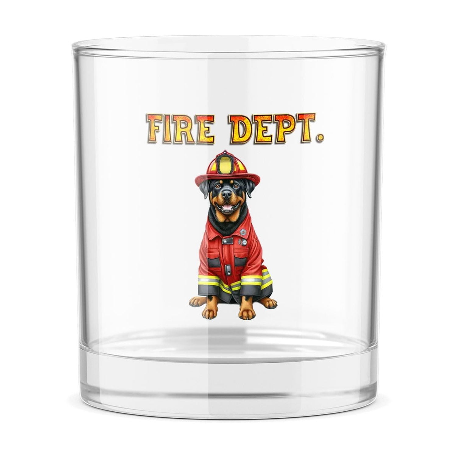 Firefighter Rottweiler Hero Rescue Fire Dept Fireman USA Flag 11oz ...