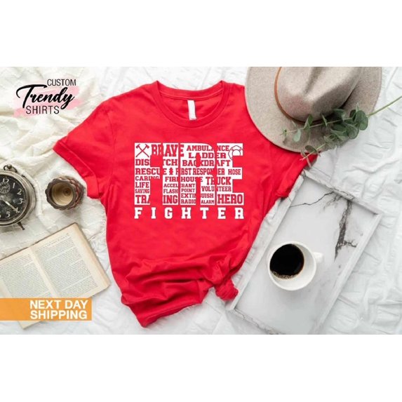 Firefighter Shirt, Firefighter Gift, Fire Department Shirt, Fireman Shirt, Fireman Gift, Firefighter Shirt for Men, Fire Department Logo Tee SWEATSHIRT All Size S-5XL