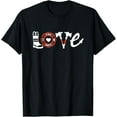 thumbnail image 1 of Firefighter Shirt- Love Firefighter Tee, Firefighter Gift T-Shirt, 1 of 4