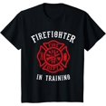thumbnail image 1 of Firefighter Shirt for Kids Cute Toddler Fire Fighter T-Shirt, 1 of 4