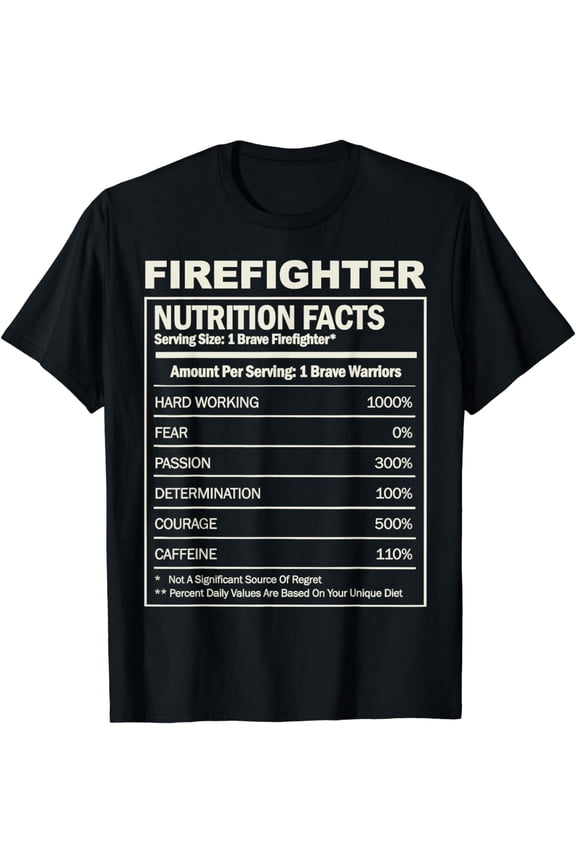 Firefighter Shirts Funny, Courage Fireman Kids, Men, Boys T-Shirt