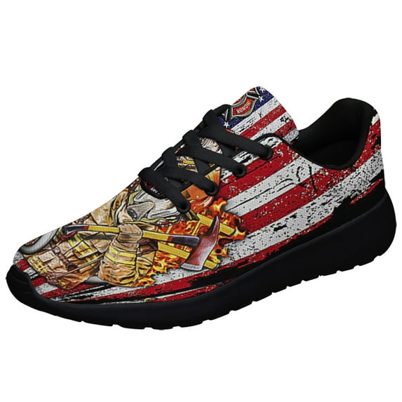 Firefighter Shoes Sneakers Black Size 11.5