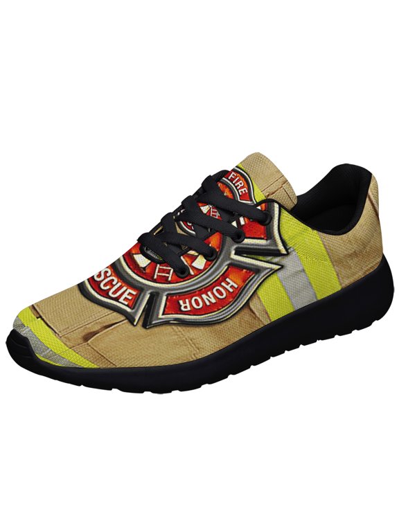 Firefighter Shoes Sneakers Black Size 5