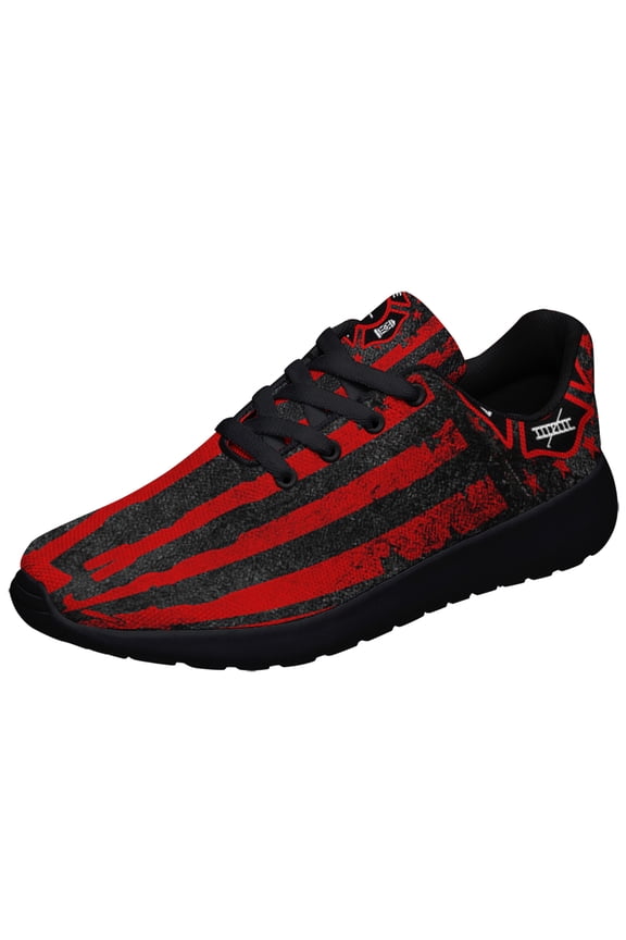 Firefighter Shoes Sneakers for Women Men Black Size 4