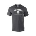 thumbnail image 1 of Firefighter Short Sleeve T-shirt The Hardest Job You'll Ever Love-HeatherGray-XL, 1 of 6