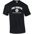 thumbnail image 1 of Firefighter Short Sleeve T-shirt The Hardest Job You'll Ever Love-Maroon-XXL, 1 of 4