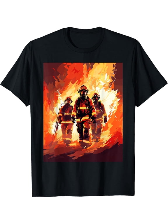 Firefighter Squad Fireman Crew T-Shirt