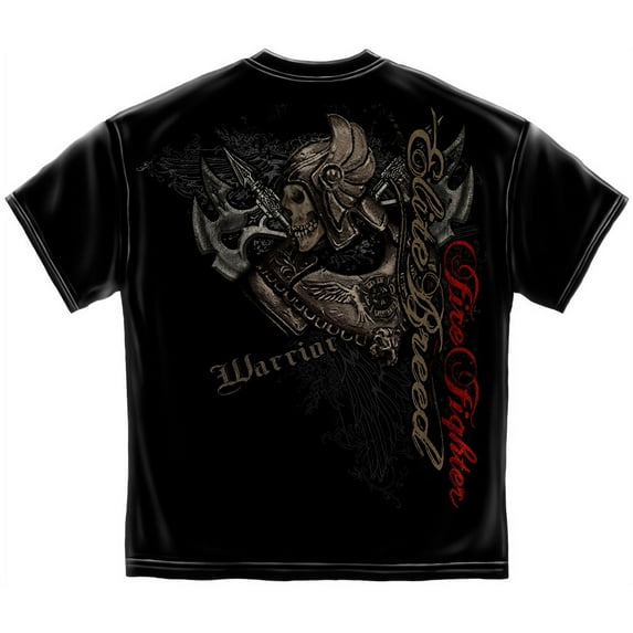Firefighter T-Shirt Elite Breed Firefighter Warrior Black