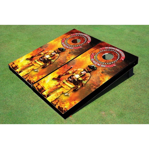 Firefighter Themed Cornhole Board set