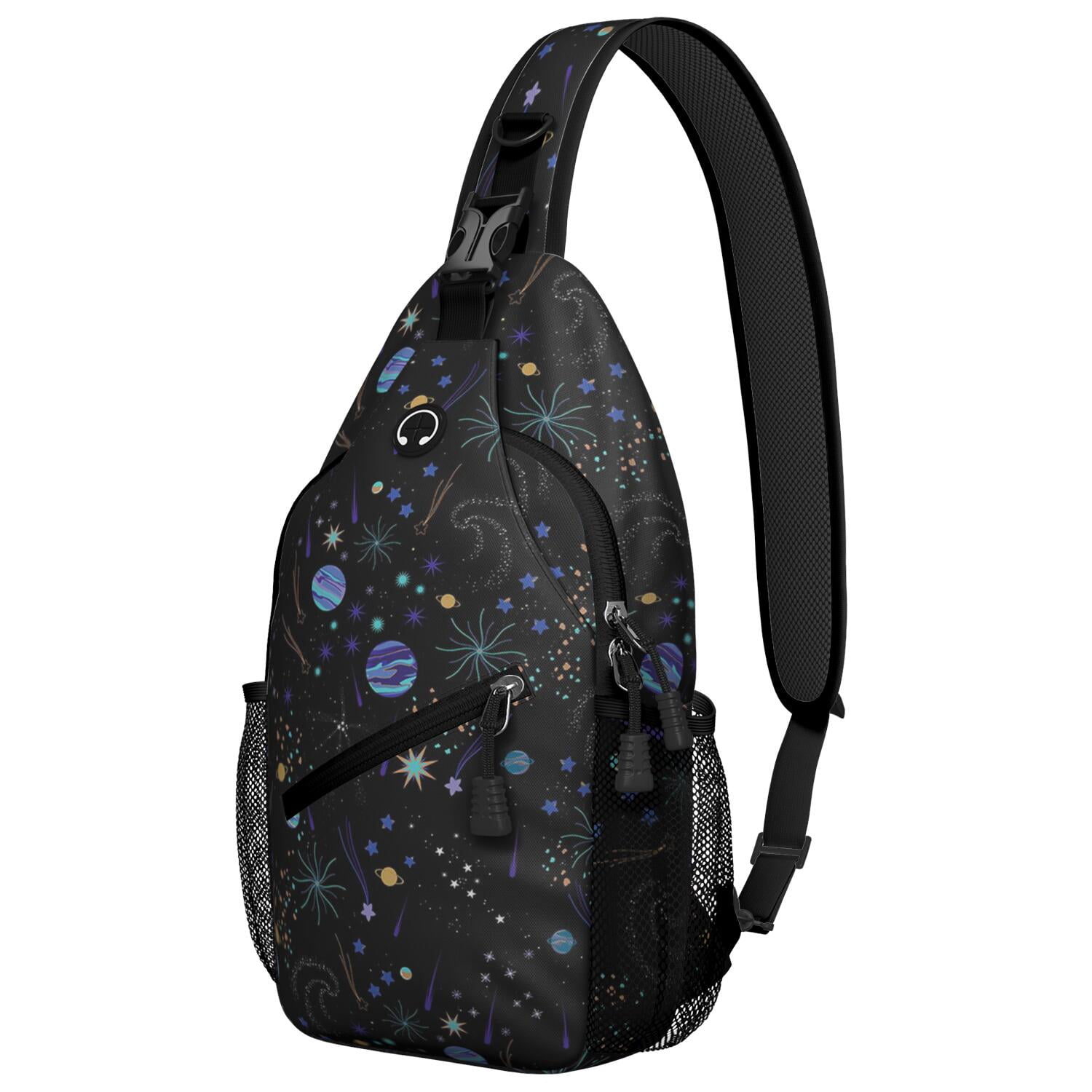 Firefighter Themed Travel Daypack for Women Durable & Breathable Chest Bag Ideal for Commuting & Hiking