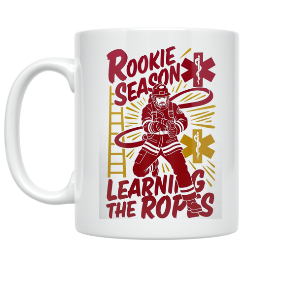 Firefighter Training Design - Fire/EMS Enthusiast - 11 oz Ceramic Coffee Mug