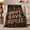 thumbnail image 1 of Firefighter Tribute Design Vintage Grunge, Peaceful Pet Memorial Scene, Warm Flannel Blanket for Living Room and Reading Nook, Animal Lovers Father's Day Gift, Artistic Home Decor, 1 of 9