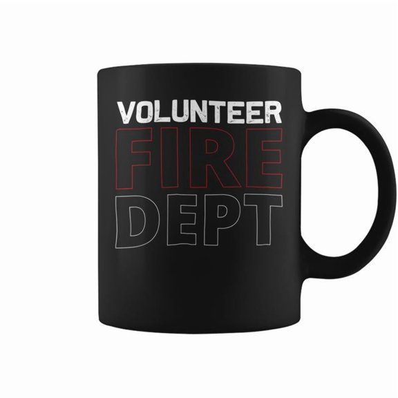 Firefighter Volunteer Firefighter Fire Rescue Department Fireman V3 Coffee Mugs