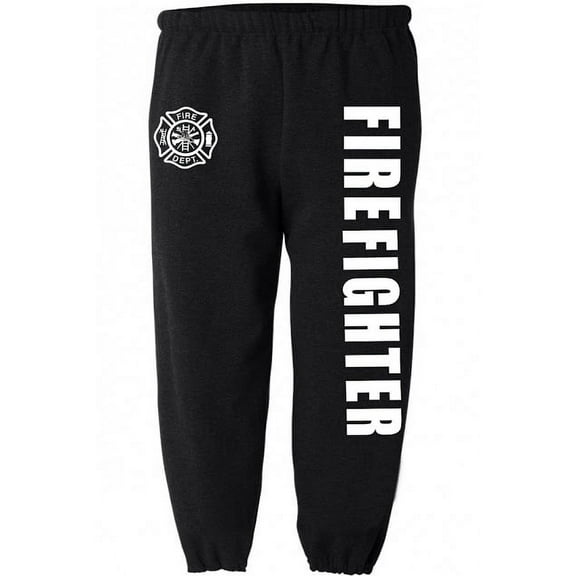 Firefighter decal sweatpants for men work sweats clothing gear