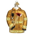 Firefighter's Coat Blown Glass 2020 Unique Christmas Ornaments for
