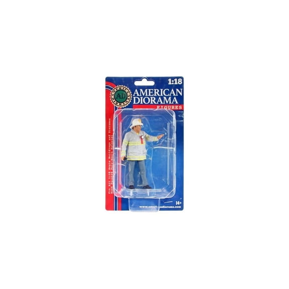 Firefighters - Fire Captain - American Diorama 76318 - 1/18 Scale Figurine - Diorama Accessory