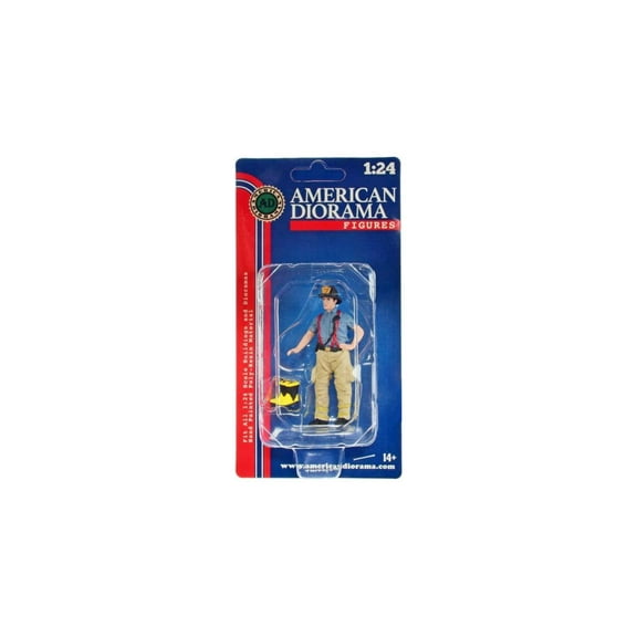 Firefighters - Getting Ready - American Diorama 76419 - 1/24 Scale Figurine - Diorama Accessory