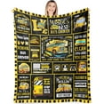 thumbnail image 1 of Firefighters Gifts Blanket, Heavyweight Polyester Fireman Decorative Throw, 60"X50", Ideal Fire Department Gifts for Adults, 1 of 5