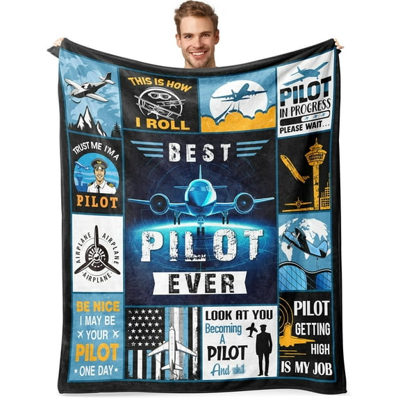 Firefighters Gifts Blanket, Heavyweight Polyester Fireman Decorative Throw, 60"X50", Ideal Fire Department Gifts for Adults