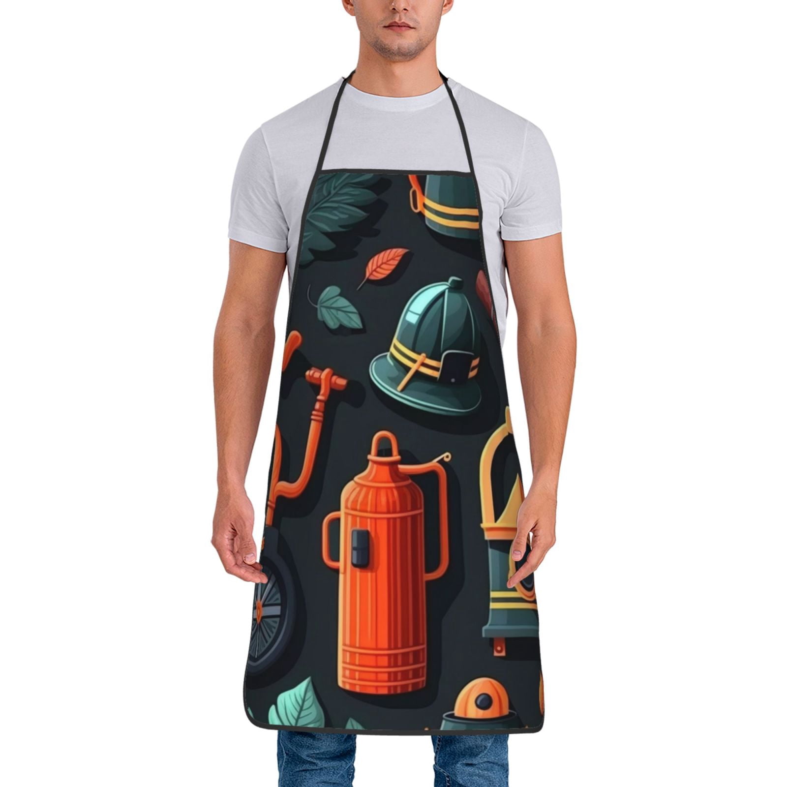 Firefighting Items Firefighter Fire Fighter Waterproof Apron Cooking ...