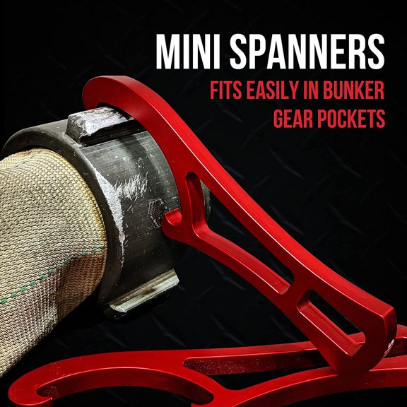 - Firefighting Mini Spanners, Lightweight & Portable Spanner Wrench, Must Have Firefighter Tools, Red, 2-Pack$$Tools & Hardware Other