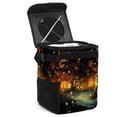 thumbnail image 1 of Fireflies Car Trash Can with Foldable Lid, Leak-proof and Hanging Storage Bag - Trash Can for Car, Car Trash Bin, 1 of 1