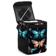 thumbnail image 1 of Fireflies Foldable Car Trash Bin with Lid and Leak-Proof Mini Trash Can - Hanging Storage Bag for Car Garbage Can, 1 of 6
