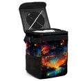 thumbnail image 1 of Fireflies Foldable Car Trash Can with Lid, Leak-proof Mini Trash Can Hanging Storage Bag- Car Trash Bin for, 1 of 6